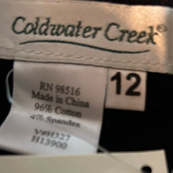 NWTColdester Creek Black Jean Pants in Size 12 - Picture 4 of 4